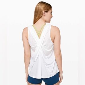 Lululemon Soul Stride White Tank‎ Top